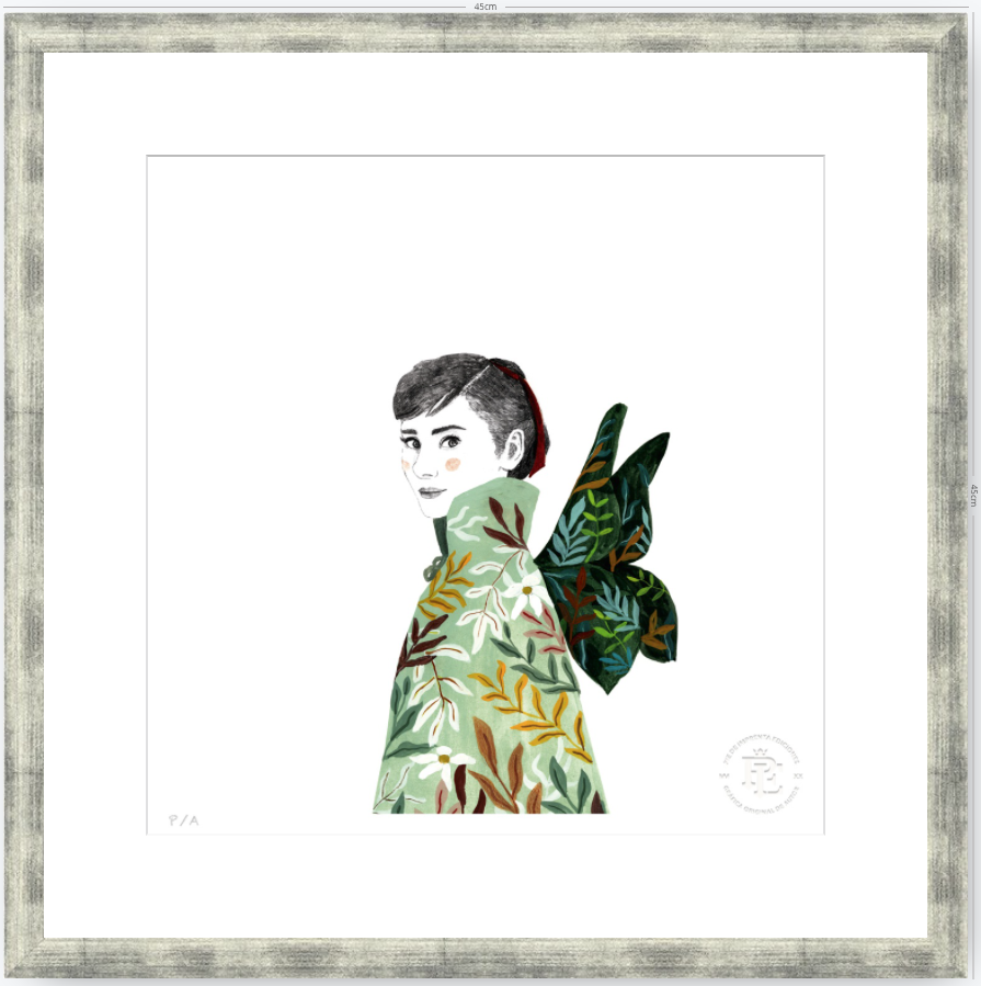 Audrey Hepburn - 33 x 33 cm