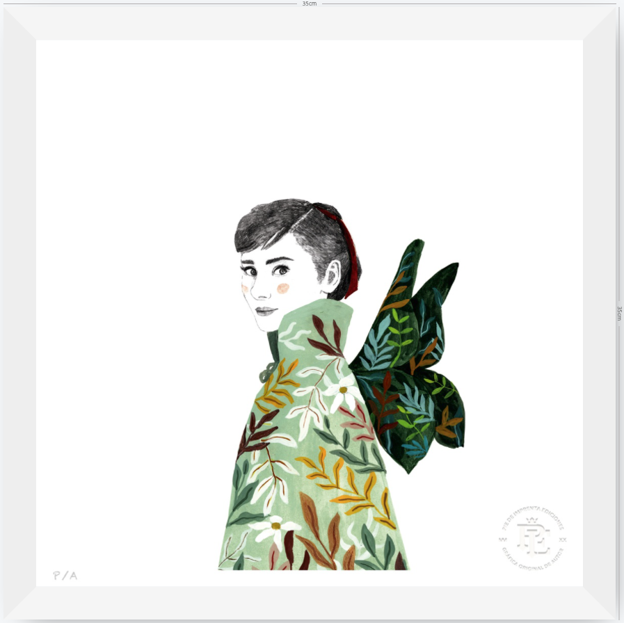 Audrey Hepburn - 33 x 33 cm