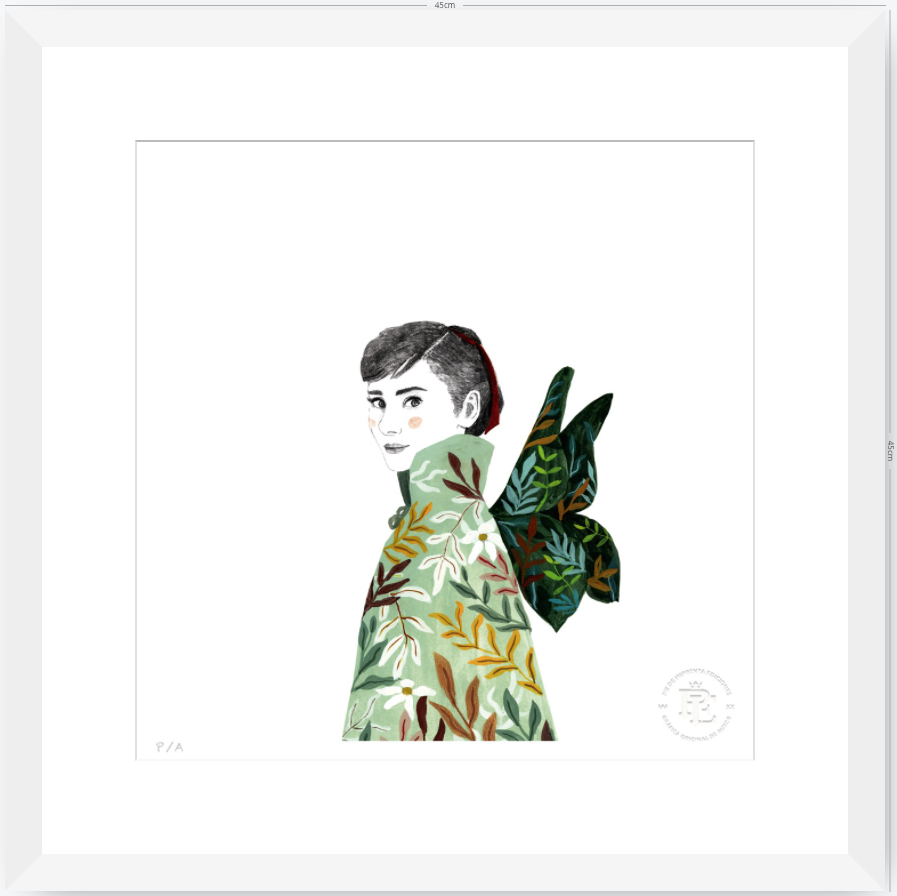 Audrey Hepburn - 33 x 33 cm