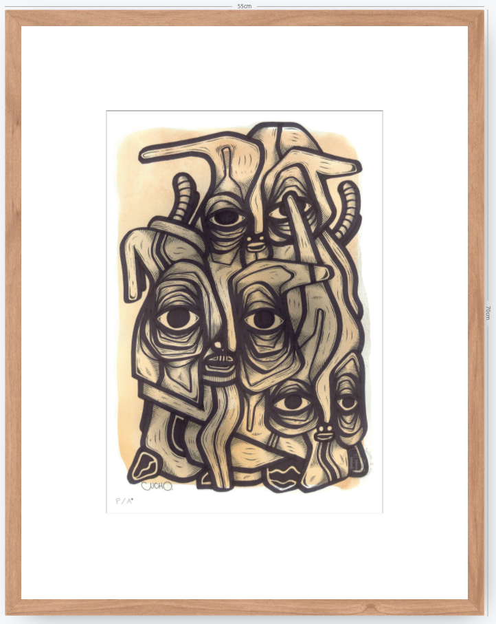 Abuelos de Piedra I - 33 x 48 cm