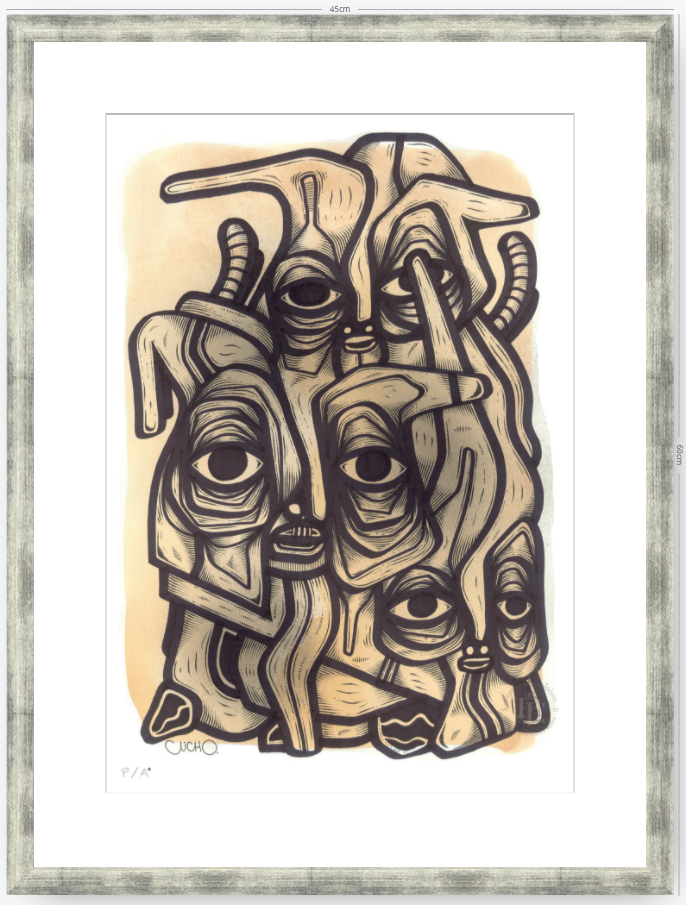 Abuelos de Piedra I - 33 x 48 cm