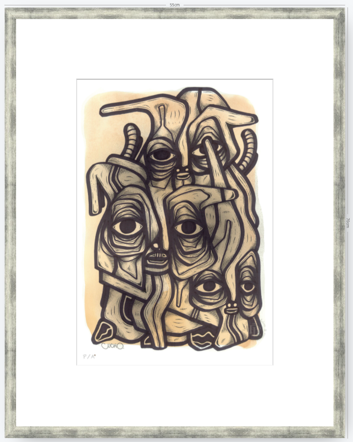 Abuelos de Piedra I - 33 x 48 cm