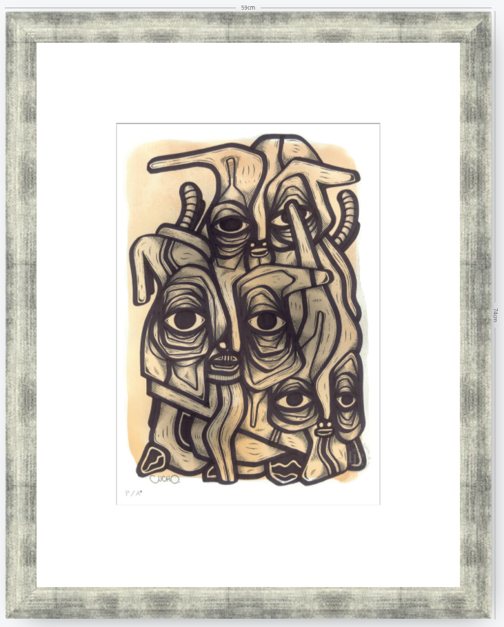 Abuelos de Piedra I - 33 x 48 cm