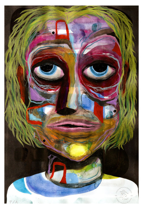 El Hombre Fuera del Tiempo - 33 x 48 cm