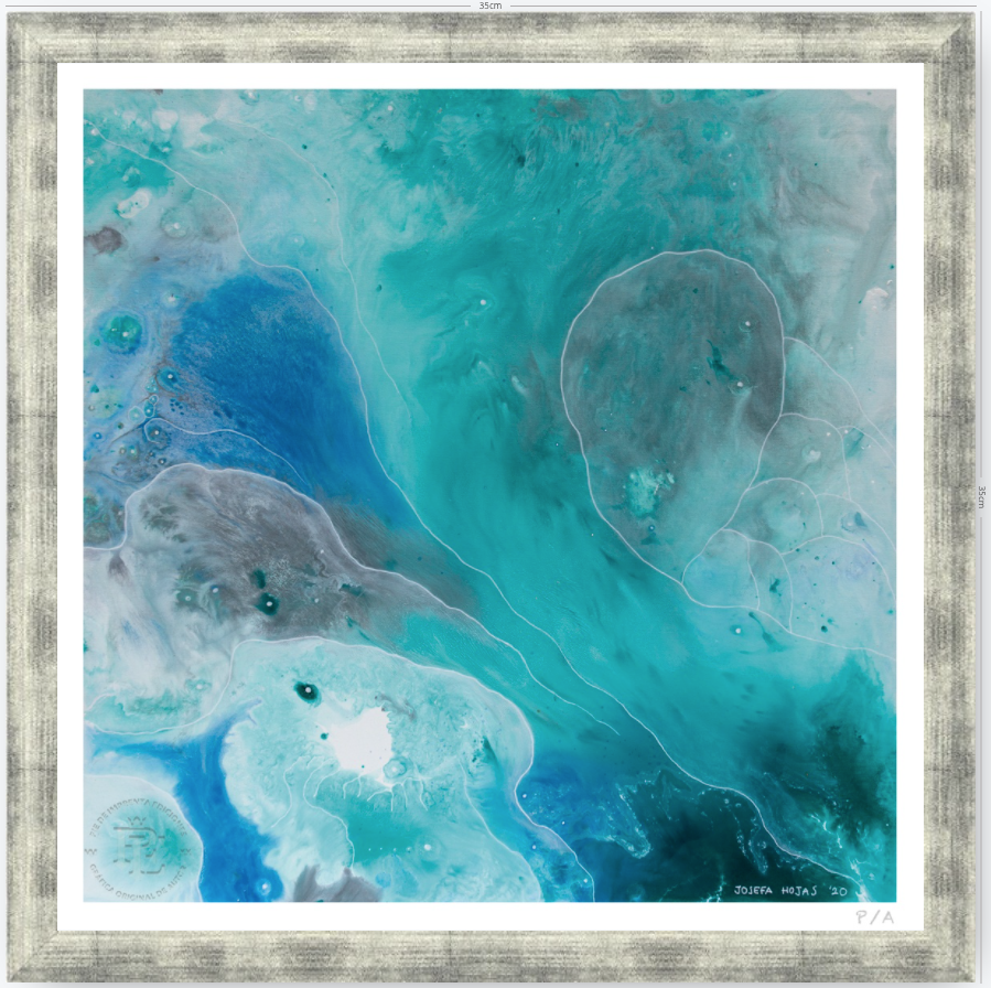Hielo - 33 x 33 cm