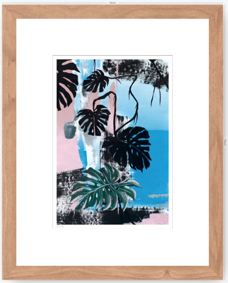 Monstera Deliciosa - 33 x 48 cm