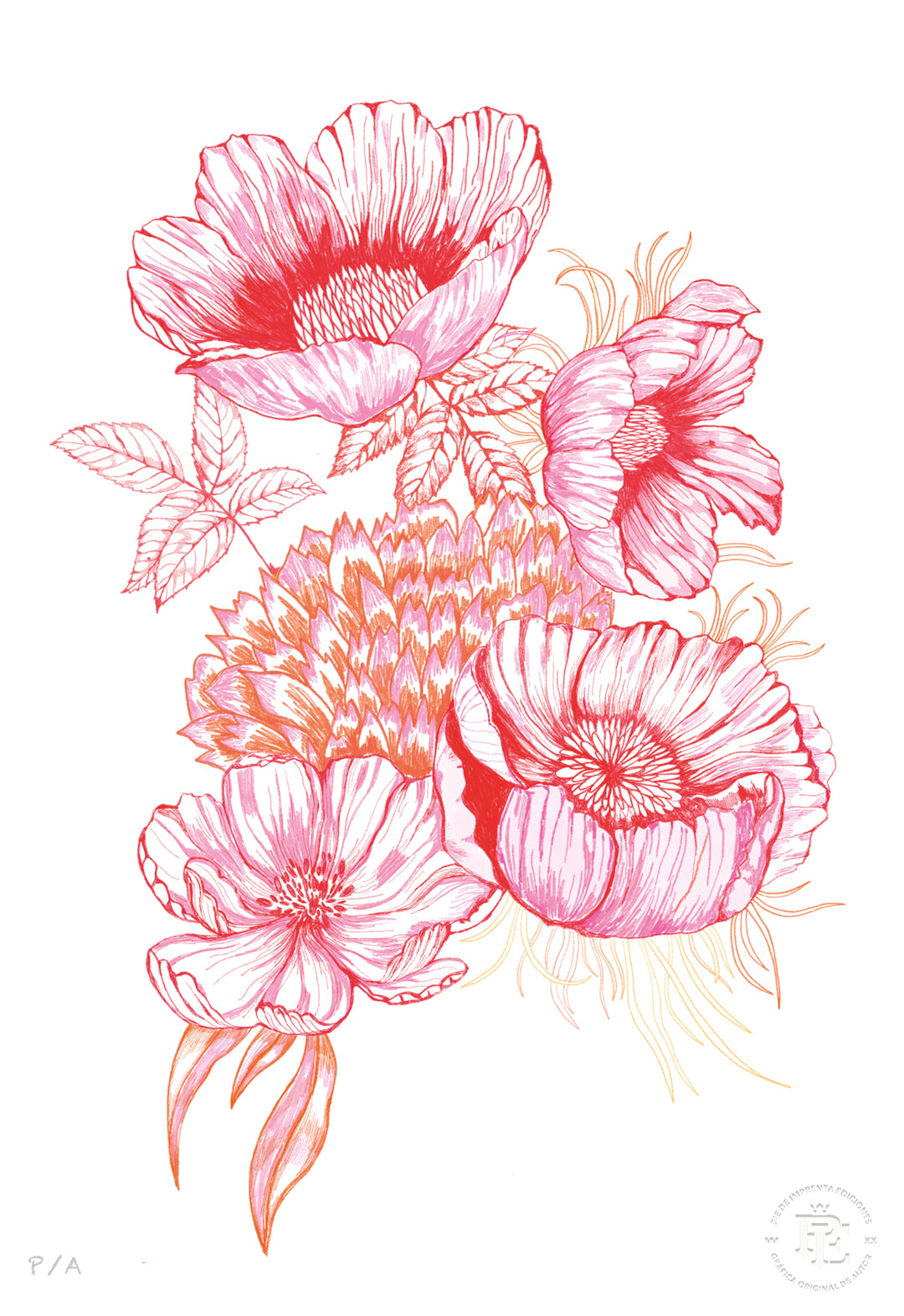 Florecer Agradecer II - 33 x 48 cm