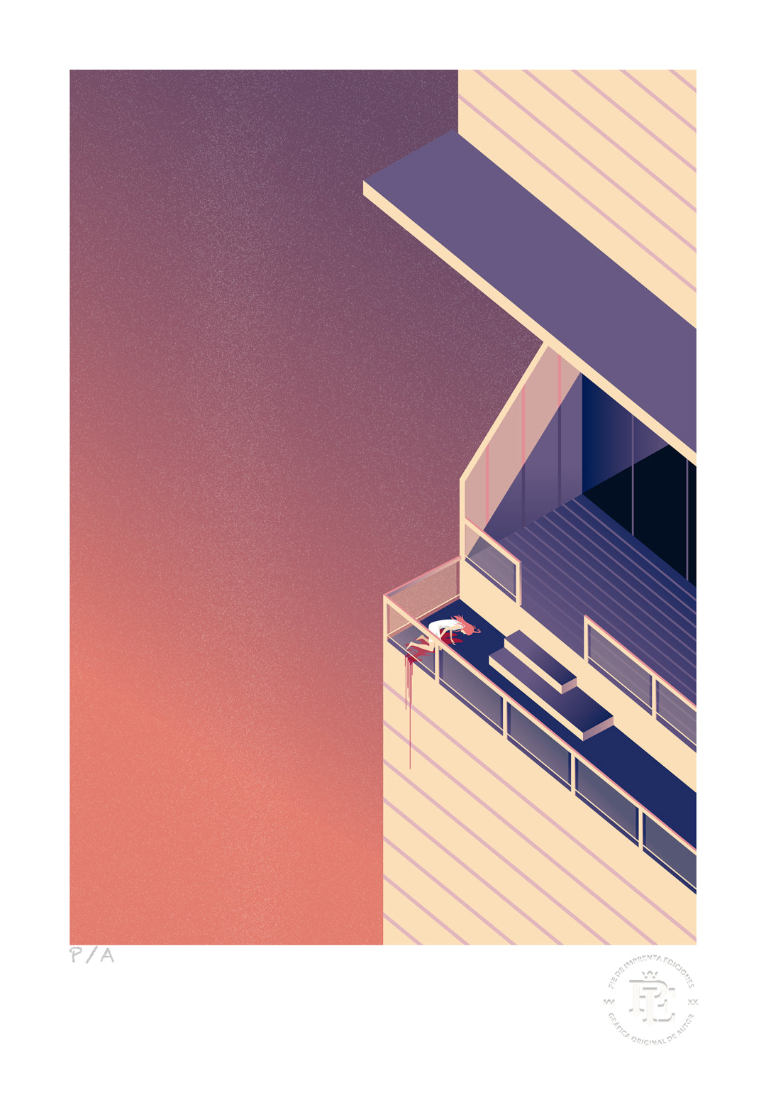 Ceremonia en el Penthouse - 33 x 48 cm
