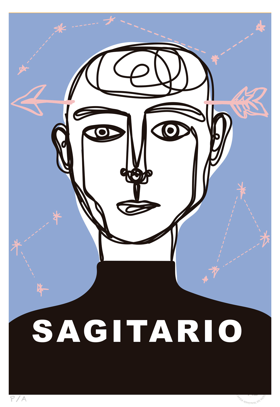Sagitario - 33 x 48 cm