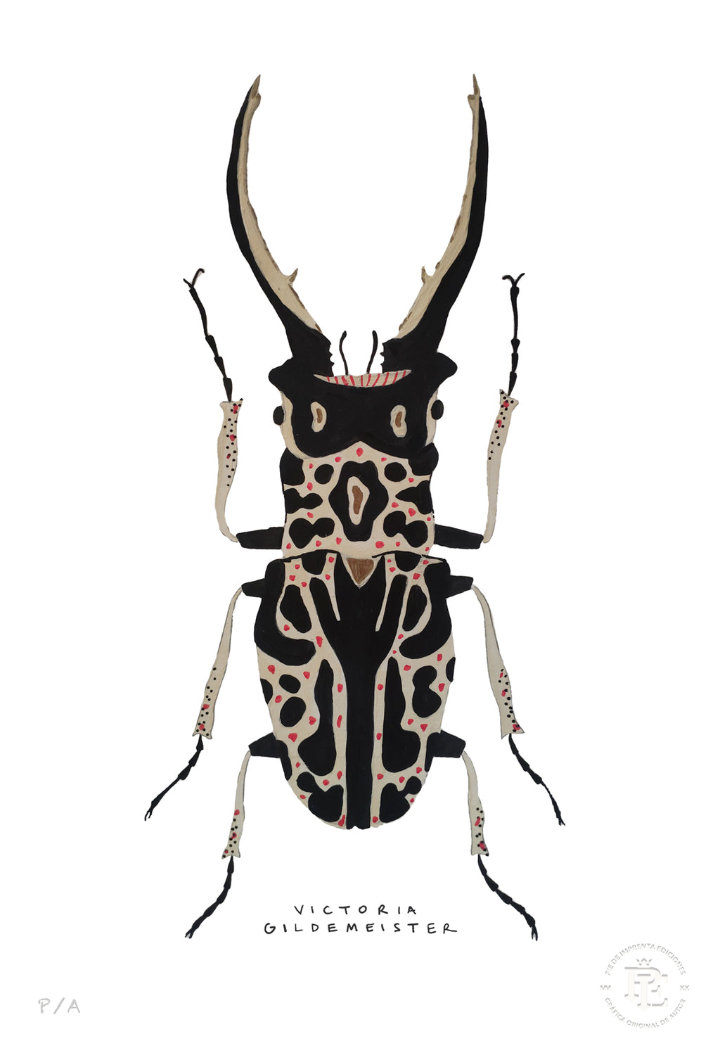 Escarabajo Macho - 33 x 48 cm