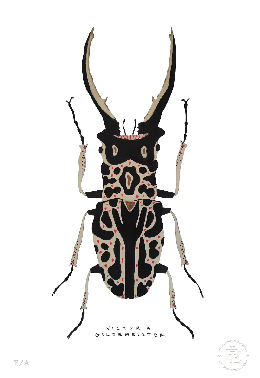 Escarabajo Macho - 33 x 48 cm