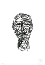 Doodle Head B&N - 33 x 48 cm