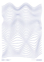 Ondas Azules - 50 x 70 cm