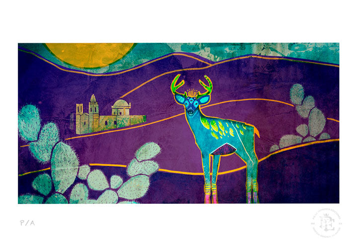 Venado Azul - 48 x 33 cm
