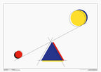 Geometría en la Balanza - 70 x 50 cm