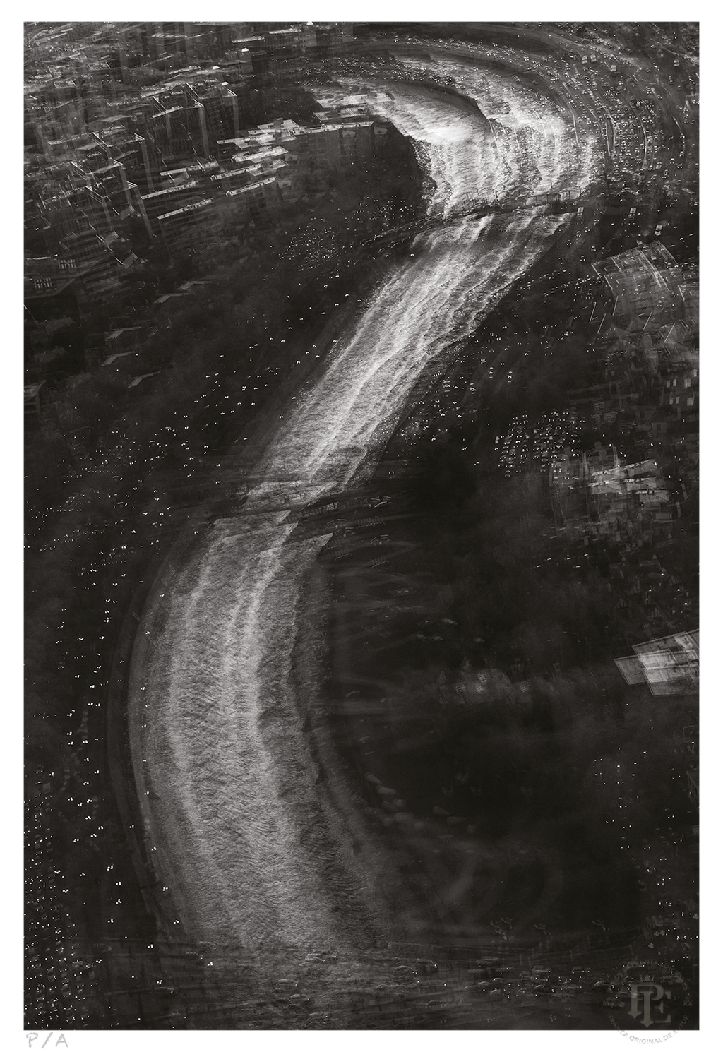 Río Mapocho, Santiago, Chile - 33 x 48 cm