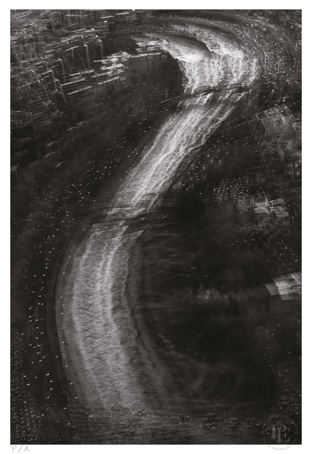 Río Mapocho, Santiago, Chile - 33 x 48 cm