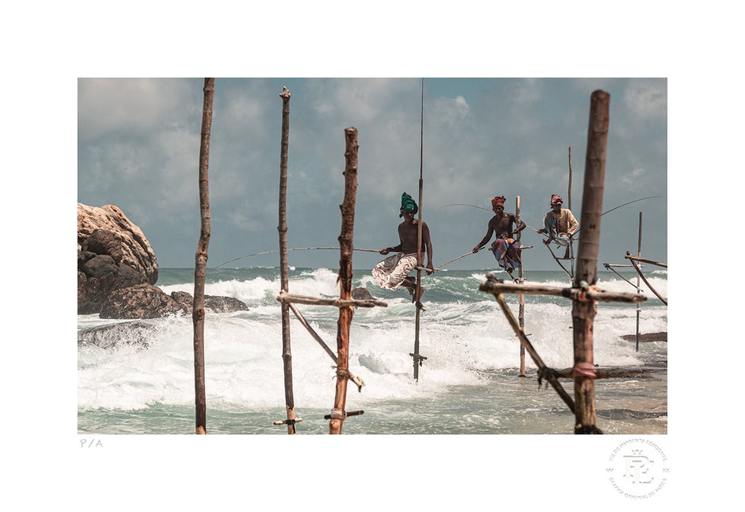Pescadores Zancudo - 48 x 33 cm