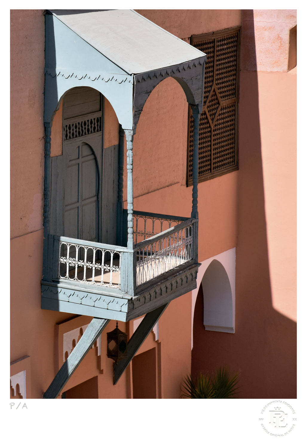 Balcón Marroquí - 33 x 48 cm
