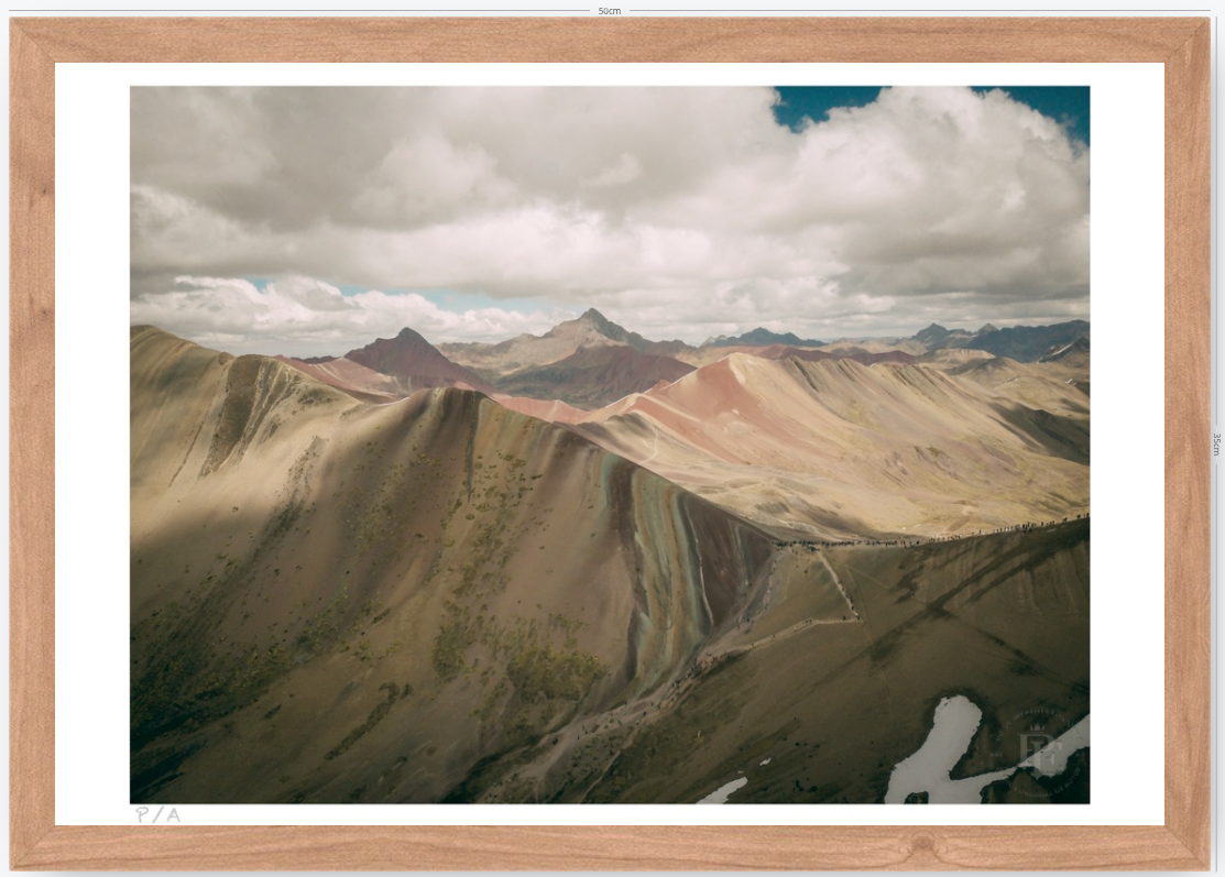 Alturas Coloridas - 48 x 33 cm