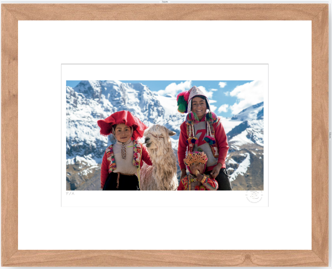 Los Tres Hermanos - 48 x 33 cm