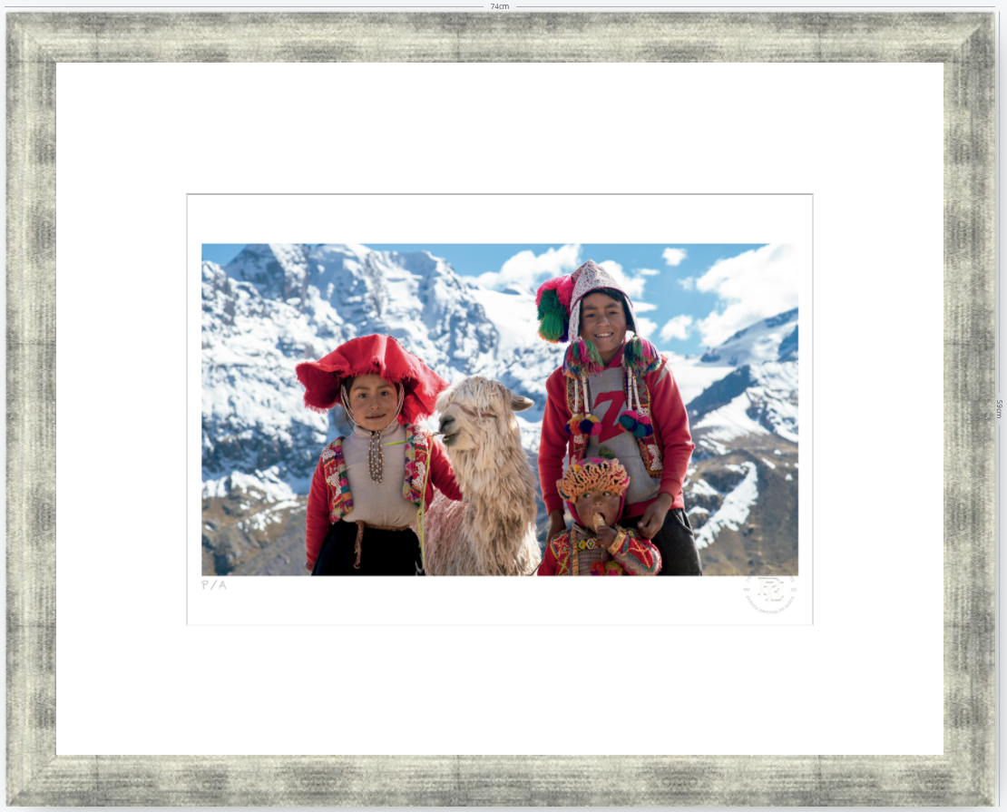 Los Tres Hermanos - 48 x 33 cm