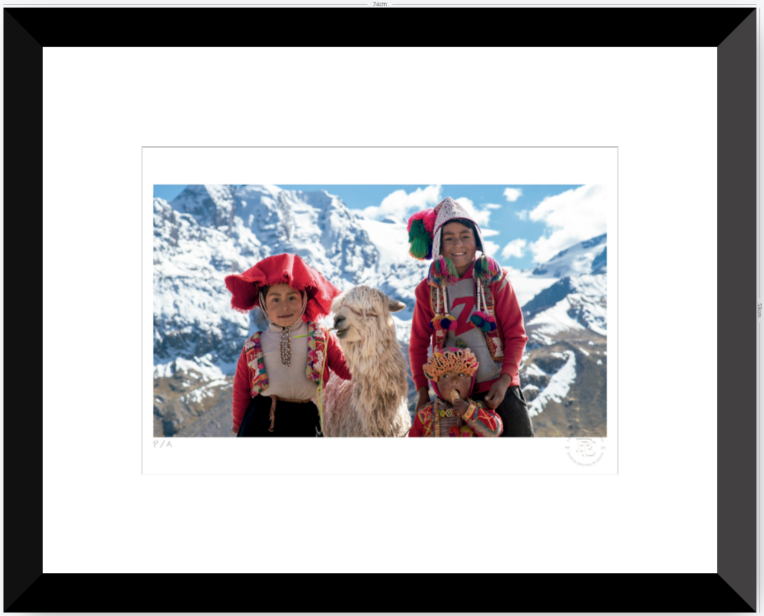 Los Tres Hermanos - 48 x 33 cm