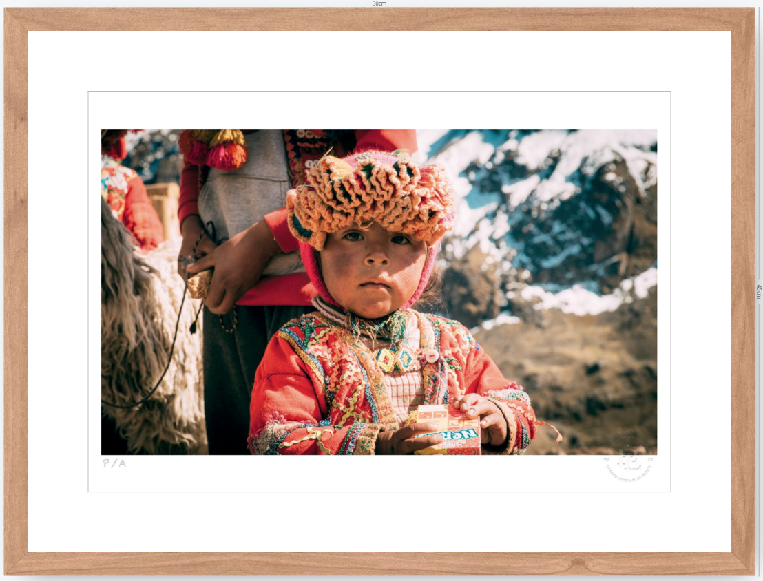 La Niña Roja - 48 x 33 cm