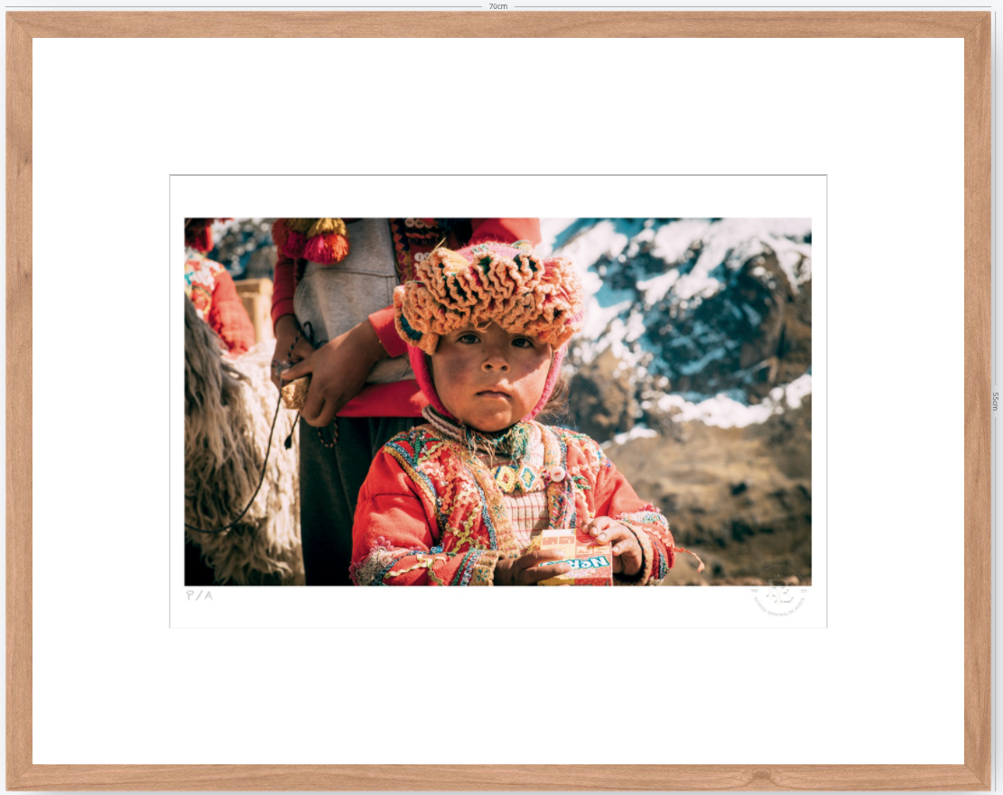 La Niña Roja - 48 x 33 cm