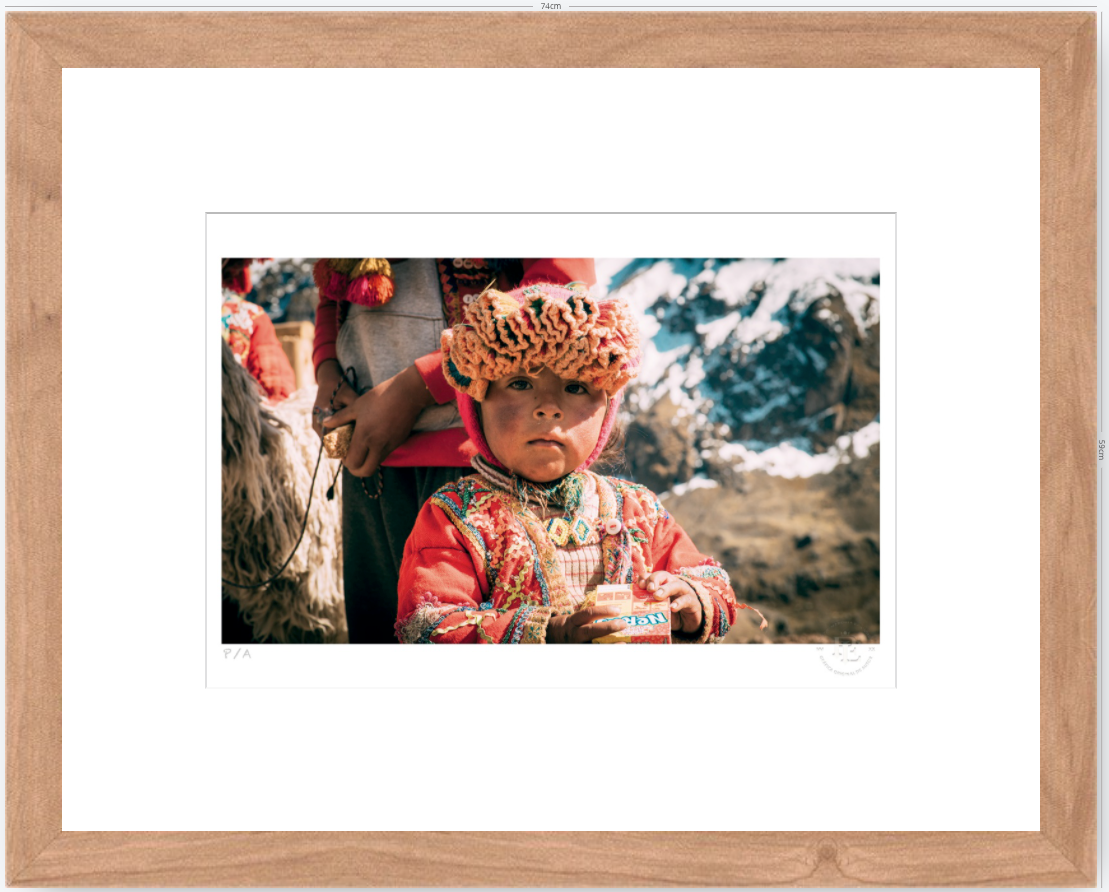 La Niña Roja - 48 x 33 cm