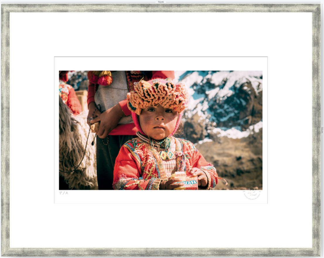 La Niña Roja - 48 x 33 cm