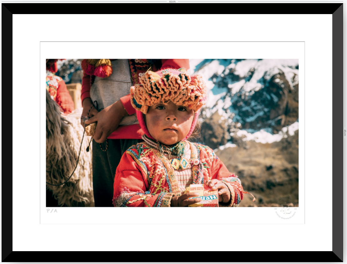 La Niña Roja - 48 x 33 cm