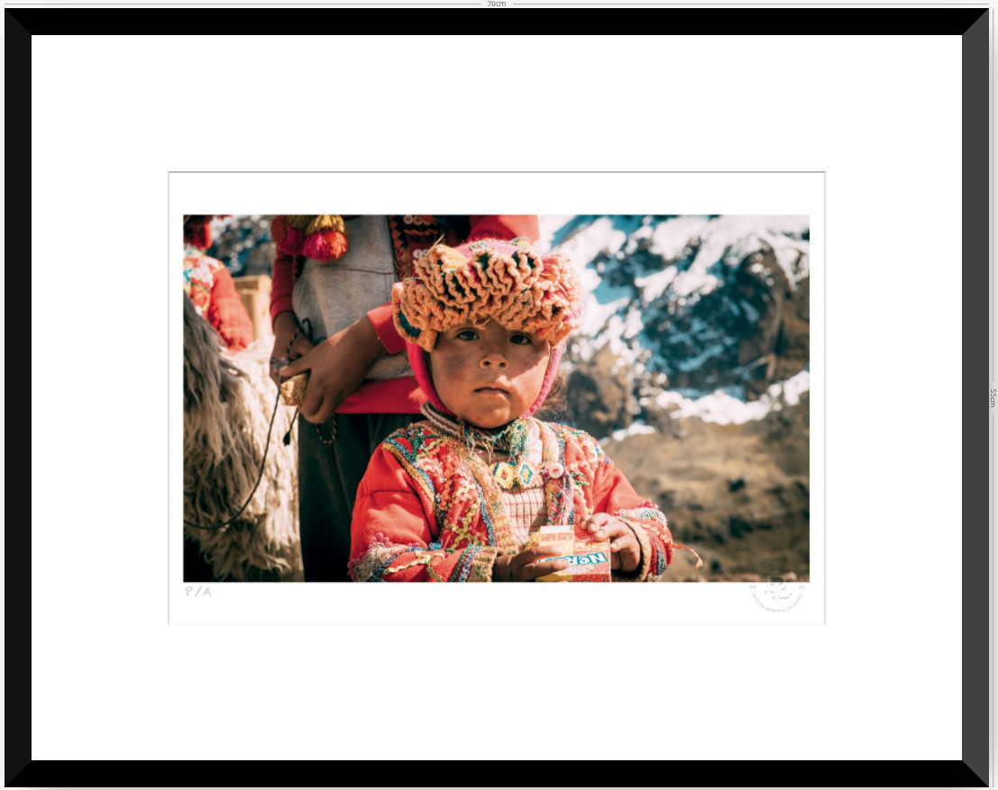 La Niña Roja - 48 x 33 cm