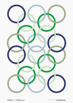 Anillos Impresionistas - 50 x 70 cm