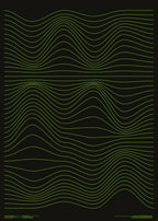 Ondas Verdes - 50 x 70 cm