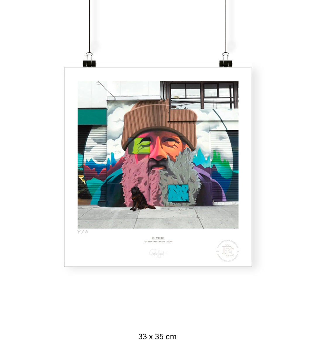 El Viejo - 33 x 35 cm