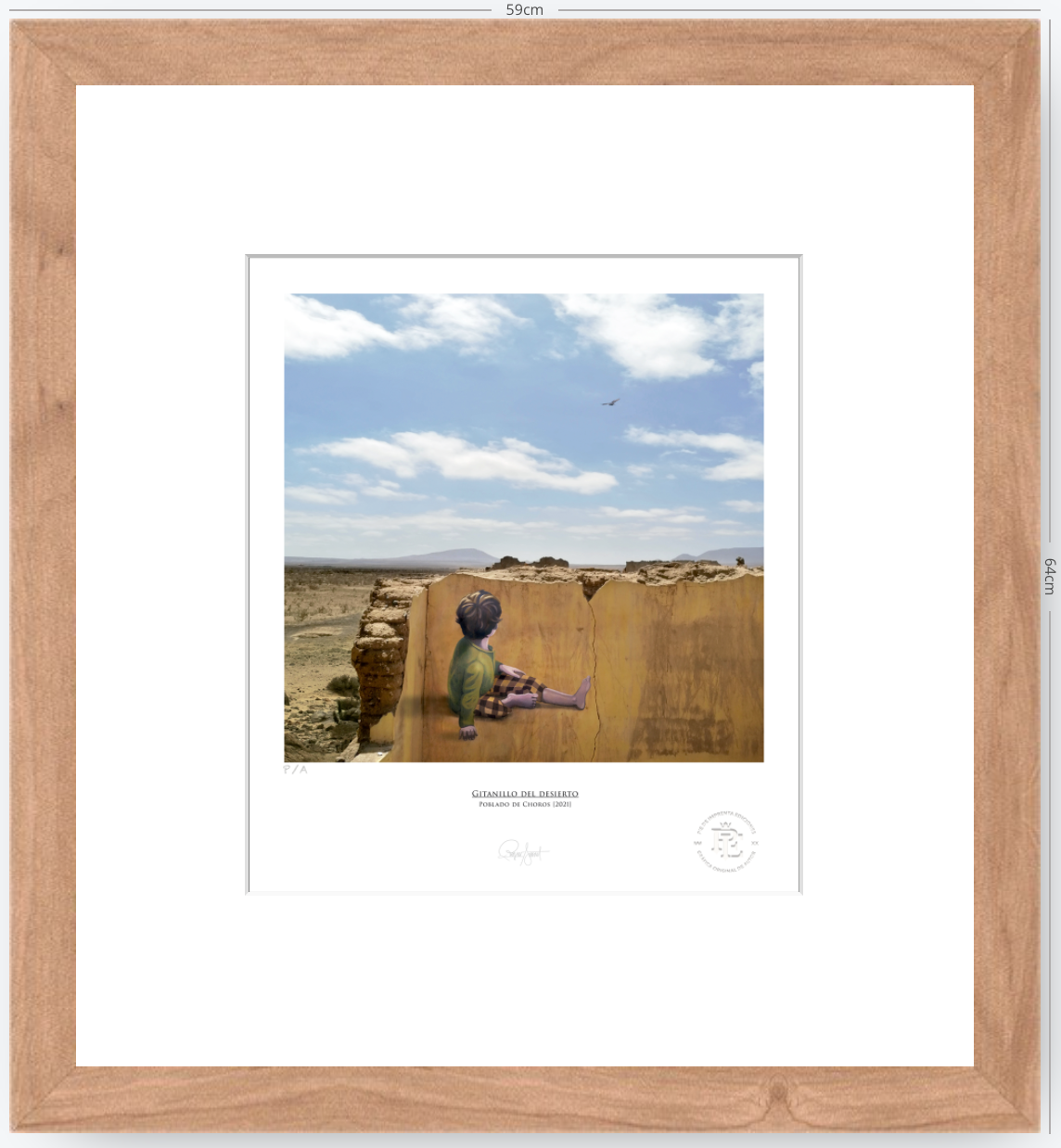 Gitanillo del Desierto - 33 x 38 cm