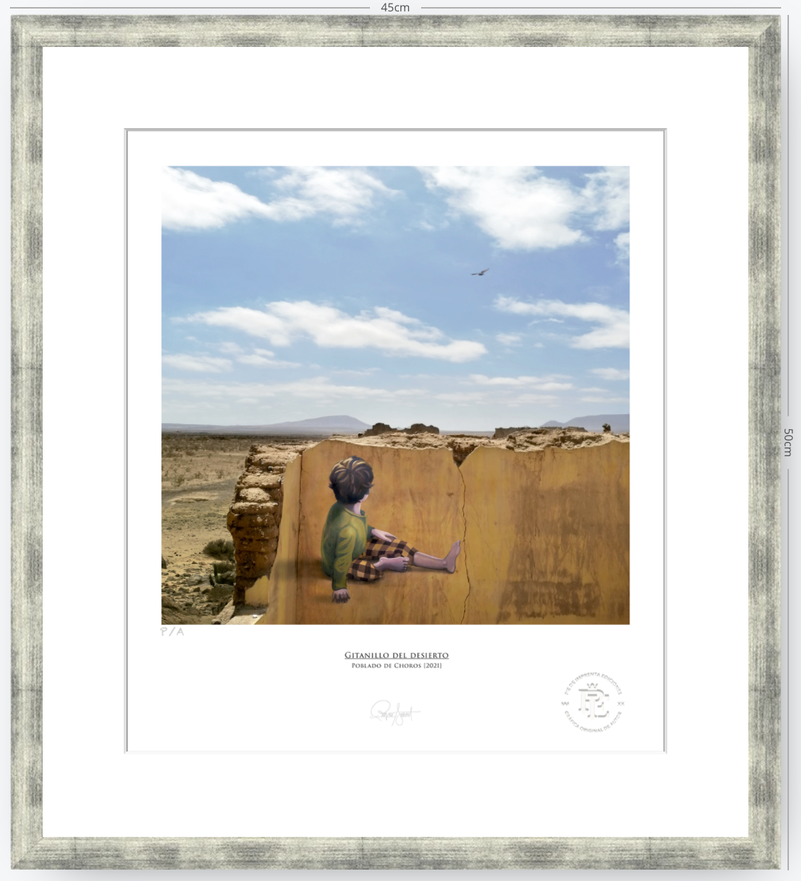 Gitanillo del Desierto - 33 x 38 cm
