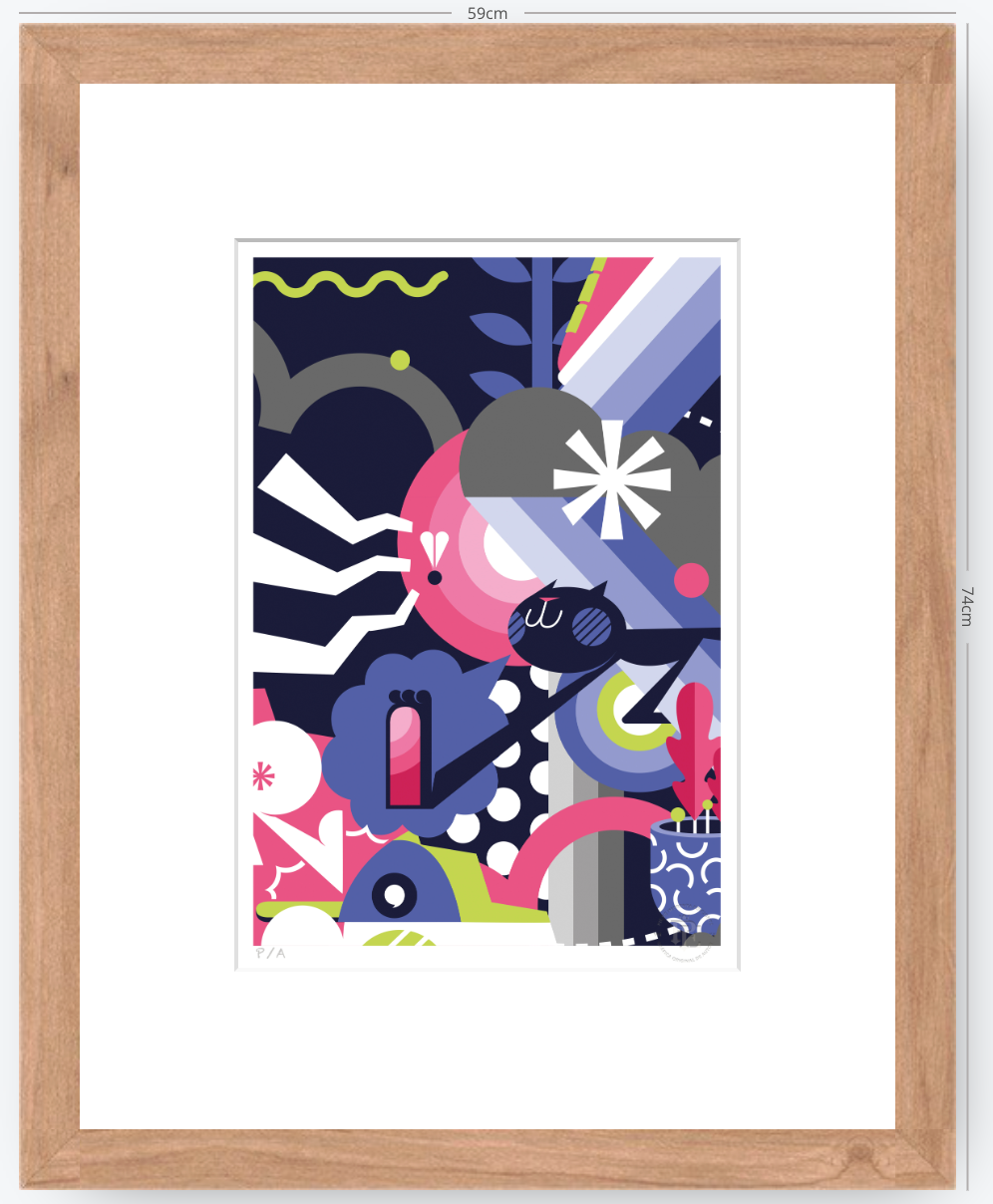 Gato - 33 x 48 cm