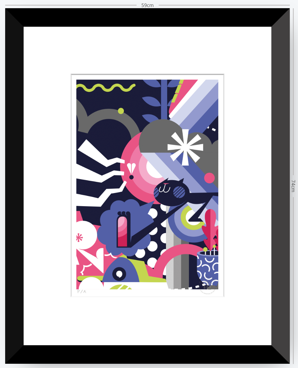 Gato - 33 x 48 cm
