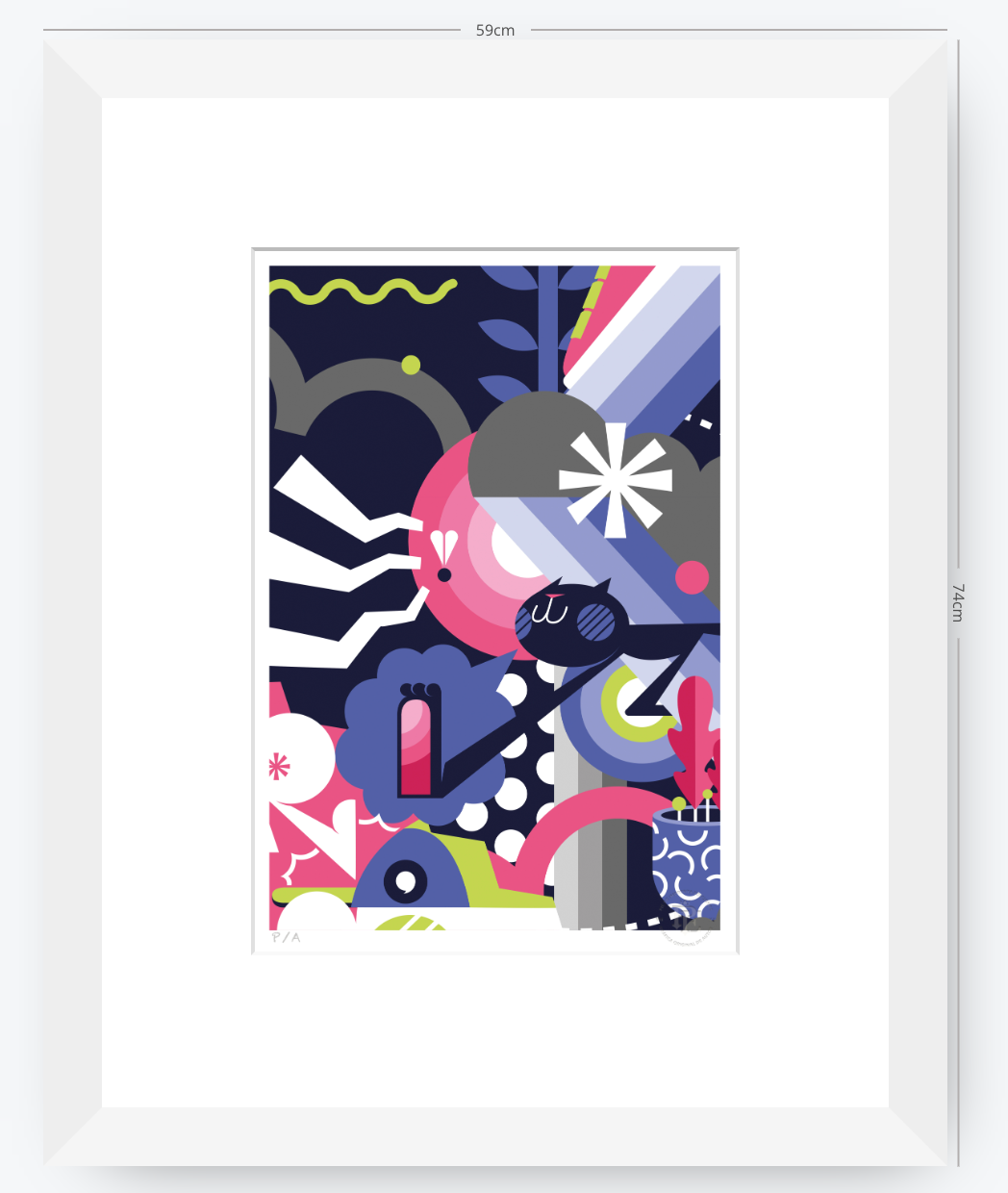 Gato - 33 x 48 cm