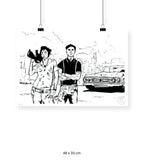 Marilyn y Frank - 48 x 33 cm