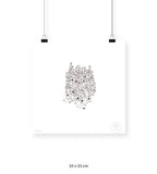 Botellas - 33 x 33 cm