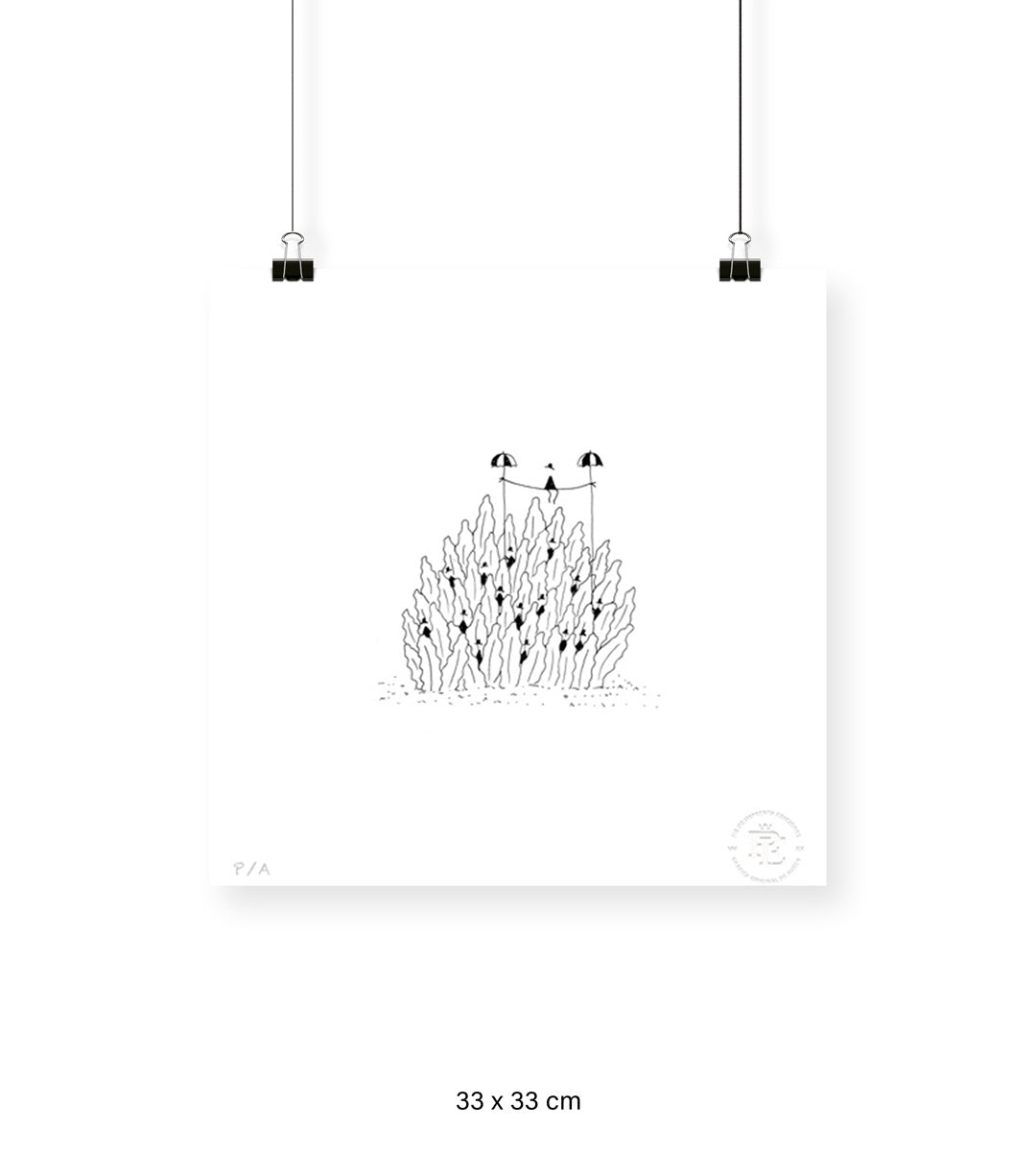 Plantas - 33 x 33 cm