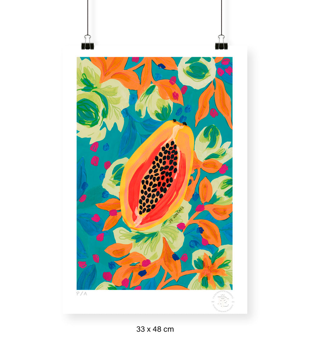 Papaya - 33 x 48 cm