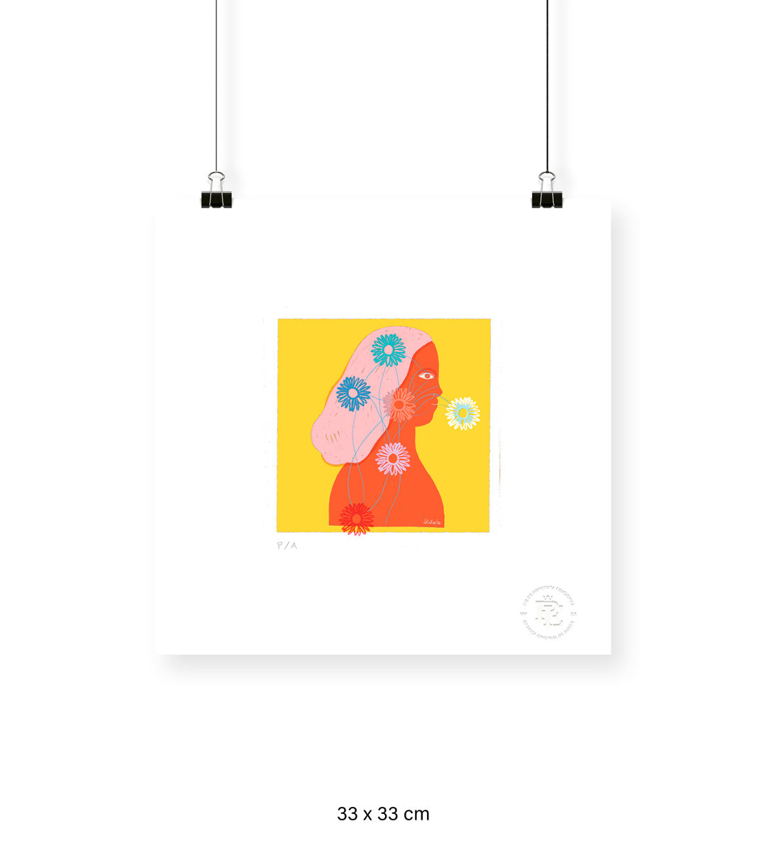Covid de Primavera - 33 x 33 cm