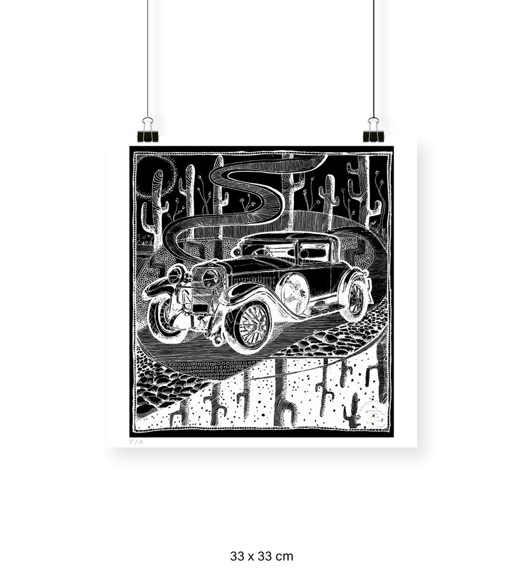 Urban Voyd Negro - 33 x 33 cm