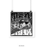 Urban Voyd Negro - 33 x 33 cm