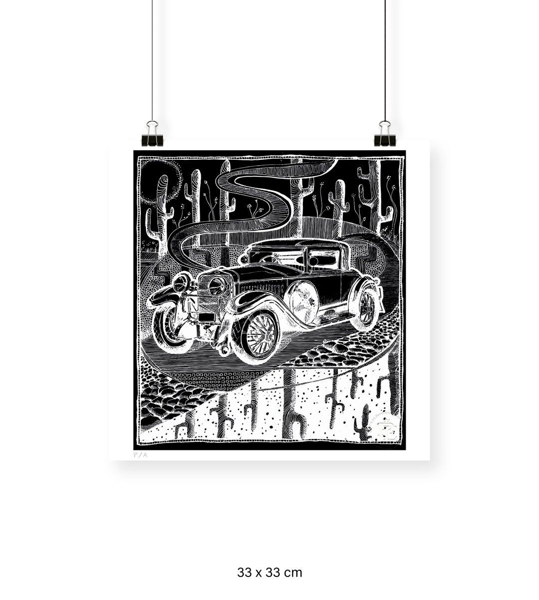 Urban Voyd Negro - 33 x 33 cm