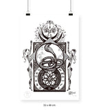 Zodiaco Blanco - 33 x 48 cm